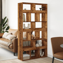 Berkfield Room Divider Old Wood 100x33x187.5 cm Engineered Wood