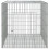 Berkfield Rabbit Cage 78x54x54 cm Galvanised Iron 5