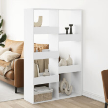 Berkfield Room Divider White 100x33x155.5 cm Engineered Wood