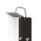 Berkfield Shower Panel Unit Glass 25x47.5x130 cm Black 4