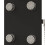Berkfield Shower Panel Unit Glass 25x47.5x130 cm Black 6