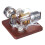 Stirling Engine Model with Music Box, Educational Hot Air Engine Toy Kit for Science Experiment 3