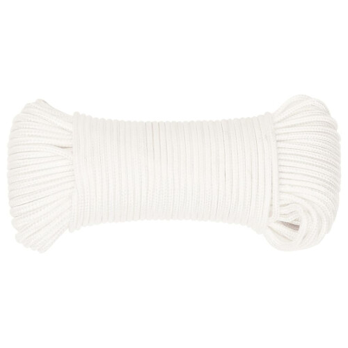 Berkfield Boat Rope Full White 4 mm 250 m Polypropylene 2