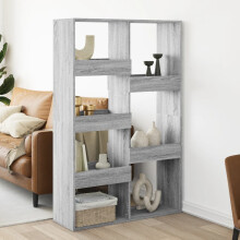 Berkfield Room Divider Grey Sonoma 100x33x155.5 cm Engineered Wood