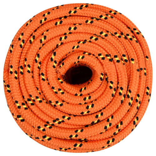 Berkfield Boat Rope Orange 16 mm 100 m Polypropylene 2