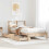Berkfield Bookcase Bed without Mattress 75x190 cm Small Single Solid Wood Pine 1