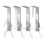 Berkfield Shower Panel System Stainless Steel Square 4