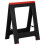 Berkfield Foldable Work Trestles 2 pcs Black and Red Polypropylene 350 kg 3