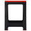Berkfield Foldable Work Trestles 2 pcs Black and Red Polypropylene 350 kg 4