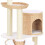 Berkfield Cat Tree with Sisal Scratching Post Seagrass 4