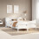 Berkfield Bed Frame without Mattress White 160x200 cm Solid Wood Pine 1