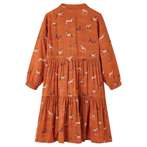 Kids' Dress Cognac 116 1