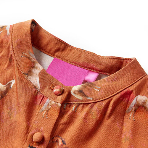 Kids' Dress Cognac 116 2