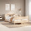 Berkfield Bed Frame without Mattress 135x190 cm Double Solid Wood Pine 1