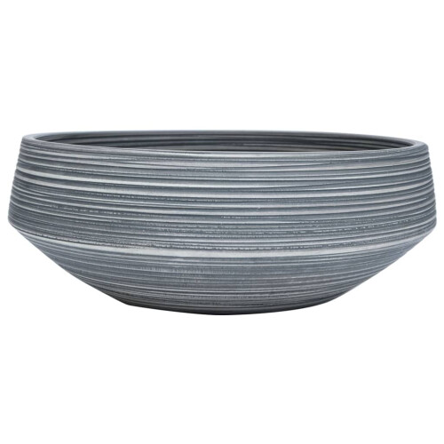 Berkfield Countertop Basin Grey Round Œ¶41x14 cm Ceramic 1