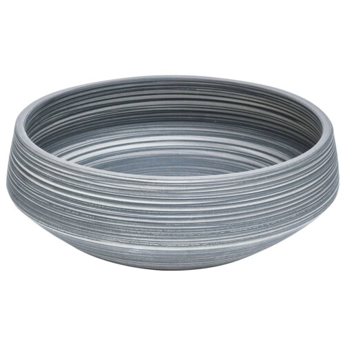 Berkfield Countertop Basin Grey Round Œ¶41x14 cm Ceramic 2