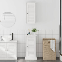 Berkfield Bathroom Furniture Set VIGO 2 pcs White and Antique White