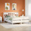 Berkfield Bed Frame without Mattress White 180x200 cm Super King Solid Wood Pine 1