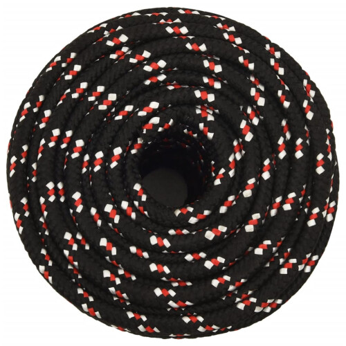 Berkfield Boat Rope Black 12 mm 100 m Polypropylene 2