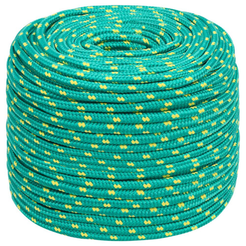 Berkfield Boat Rope Green 10 mm 500 m Polypropylene 1
