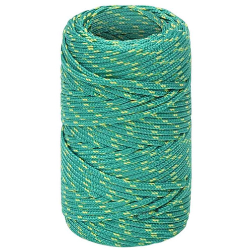 Berkfield Boat Rope Green 2 mm 50 m Polypropylene 1
