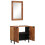 Berkfield Bathroom Sets 2 pcs Acacia Brown Winish Solid Mango Wood 1