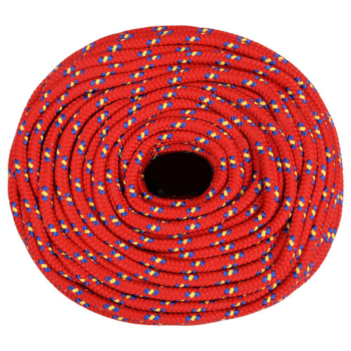 Berkfield Boat Rope Red 8 mm 25 m Polypropylene 2