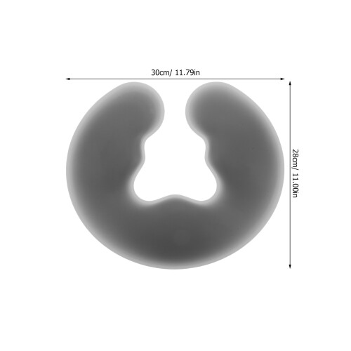 Support Silicone Gris Trou Pour Lit Salon Beauté 1