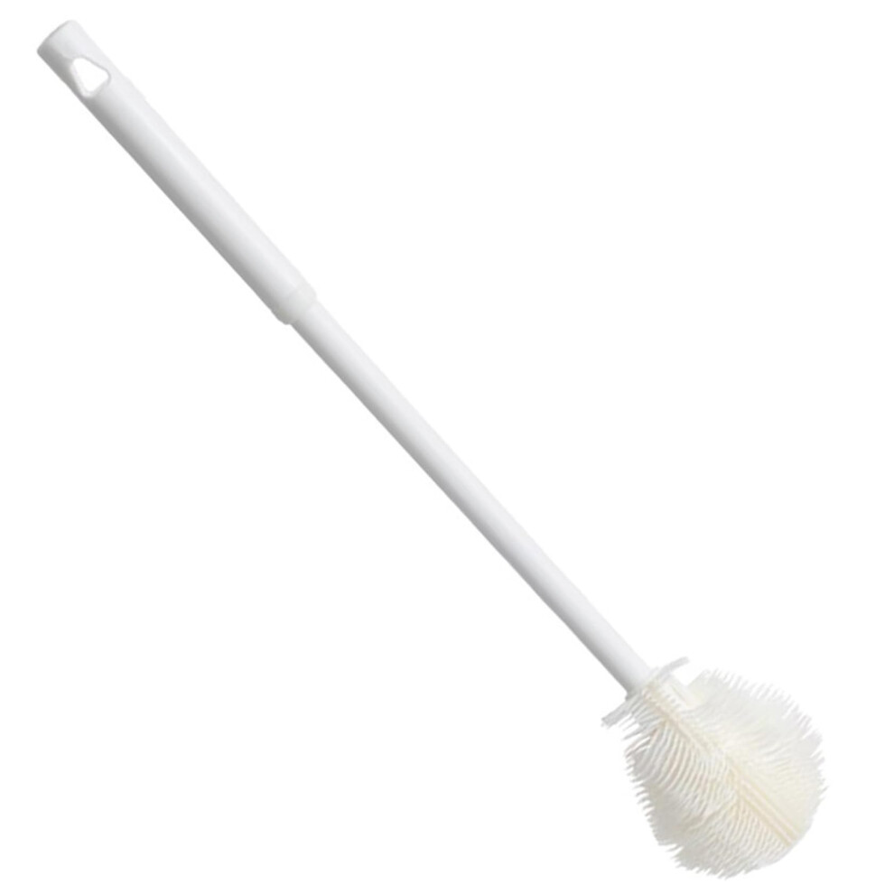 Long Handle Bottle Brush Cleaner with 360 Flexible Soft Bristles for Baby Bottles, Flasks and Narrow Neck Water Bottles