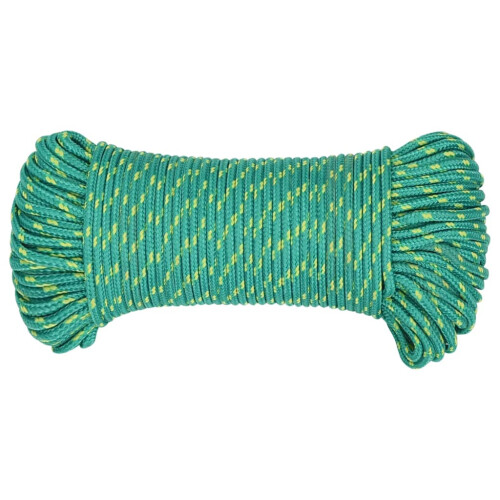 Berkfield Boat Rope Green 3 mm 250 m Polypropylene 2