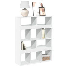 Berkfield Bookcase White 100x33x125.5 cm Engineered Wood