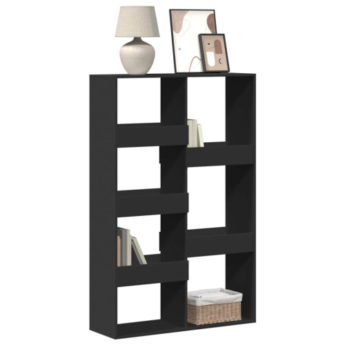 Berkfield Bookcase Black 100x33x155.5 cm Engineered Wood