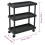 Berkfield 3-Tier Workshop Tool Trolley Black 75x37.5x92 cm PP 6