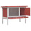 Berkfield Outdoor Rabbit Hutch 1 Layer Red Wood 2