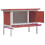 Berkfield Outdoor Rabbit Hutch 1 Layer Red Wood 5