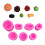 Collection de moules en Silicone durables, 7 pièces, pour la 4