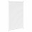 Plisse Blind 70x150cm White Pleated Blind 3