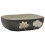 Berkfield Countertop Basin Grey and Black Rectangular 48x37.5x13.5 cm Ceramic 2