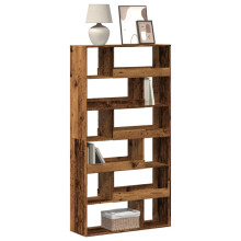 Berkfield Bookcase Old Wood 100x33x187.5 cm Engineered Wood