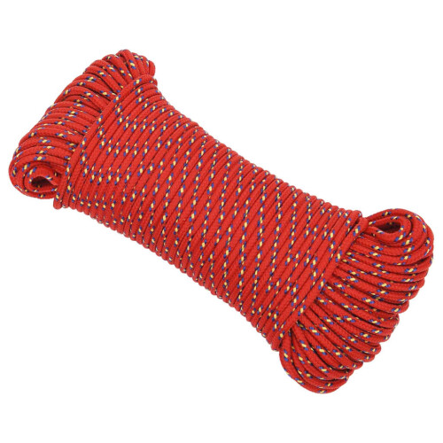 Berkfield Boat Rope Red 3 mm 100 m Polypropylene 1