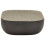 Berkfield Countertop Basin Grey and Black Rectangular 48x37.5x13.5 cm Ceramic 5