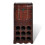 Berkfield Wooden Wine Rack for 9 Bottles with Storage 2