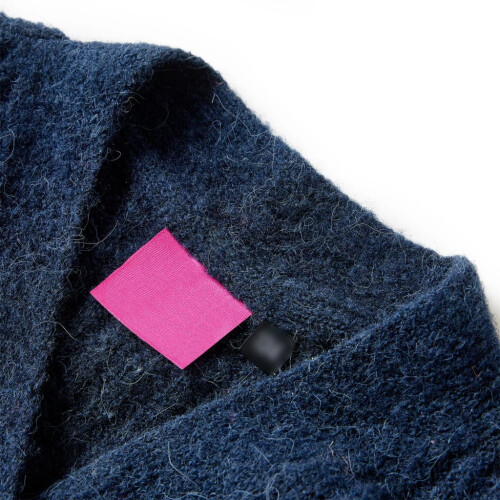 Kids' Cardigan Knitted Navy 116 2