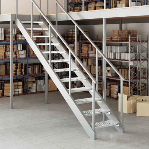 Berkfield Grate Step 60x24x7 cm Galvanised Steel 2