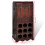 Berkfield Wooden Wine Rack for 9 Bottles with Storage 4