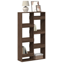 Berkfield Bookcase Brown Oak 100x33x175 cm Engineered Wood