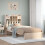 Berkfield Bookcase Bed without Mattress 75x190cm Small Single Solid Wood Pine 1