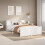 Berkfield Bookcase Bed without Mattress White 160x200cm Solid Wood Pine 1