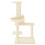 Berkfield Cat Tree with Sisal Scratching Posts Cream 95 cm 4