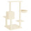 Berkfield Cat Tree with Sisal Scratching Posts Cream 95 cm 5